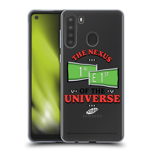 Seinfeld Graphics Nexus Of The Universe Soft Gel Case for Samsung Galaxy A21 (2020)