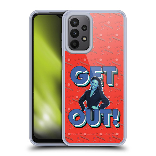 Seinfeld Graphics Get Out! Soft Gel Case for Samsung Galaxy A23 / 5G (2022)