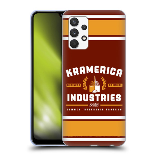 Seinfeld Graphics Kramerica Industries Soft Gel Case for Samsung Galaxy A32 (2021)