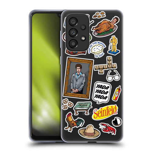 Seinfeld Graphics Sticker Collage Soft Gel Case for Samsung Galaxy A33 5G (2022)