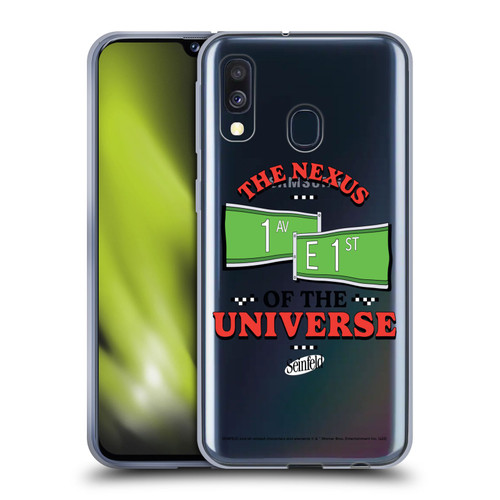 Seinfeld Graphics Nexus Of The Universe Soft Gel Case for Samsung Galaxy A40 (2019)