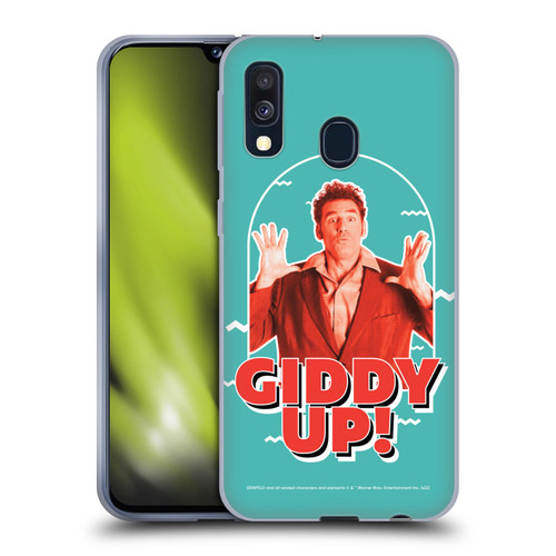 Seinfeld Graphics Giddy Up! Soft Gel Case for Samsung Galaxy A40 (2019)