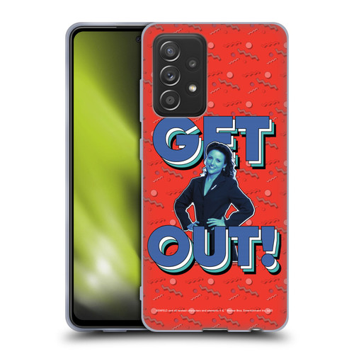 Seinfeld Graphics Get Out! Soft Gel Case for Samsung Galaxy A52 / A52s / 5G (2021)