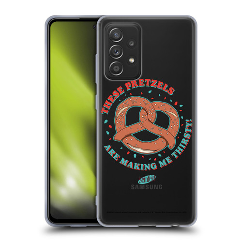 Seinfeld Graphics These Pretzels Soft Gel Case for Samsung Galaxy A52 / A52s / 5G (2021)
