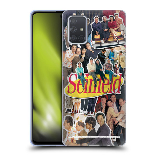 Seinfeld Graphics Collage Soft Gel Case for Samsung Galaxy A71 (2019)
