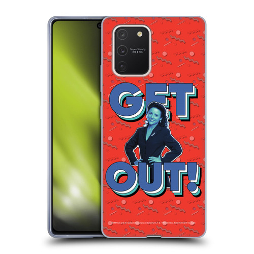 Seinfeld Graphics Get Out! Soft Gel Case for Samsung Galaxy S10 Lite