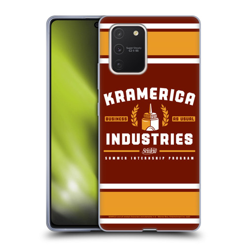 Seinfeld Graphics Kramerica Industries Soft Gel Case for Samsung Galaxy S10 Lite
