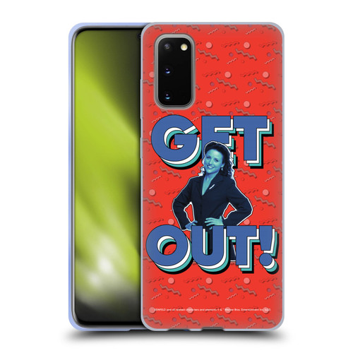 Seinfeld Graphics Get Out! Soft Gel Case for Samsung Galaxy S20 / S20 5G