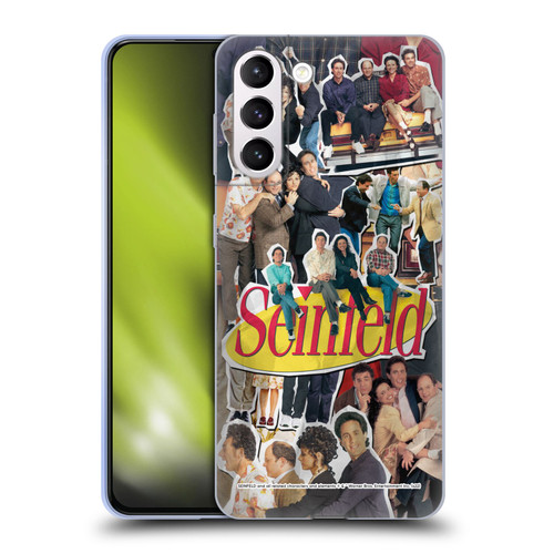 Seinfeld Graphics Collage Soft Gel Case for Samsung Galaxy S21+ 5G