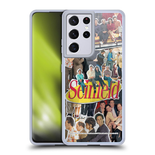 Seinfeld Graphics Collage Soft Gel Case for Samsung Galaxy S21 Ultra 5G