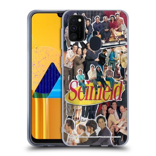 Seinfeld Graphics Collage Soft Gel Case for Samsung Galaxy M30s (2019)/M21 (2020)