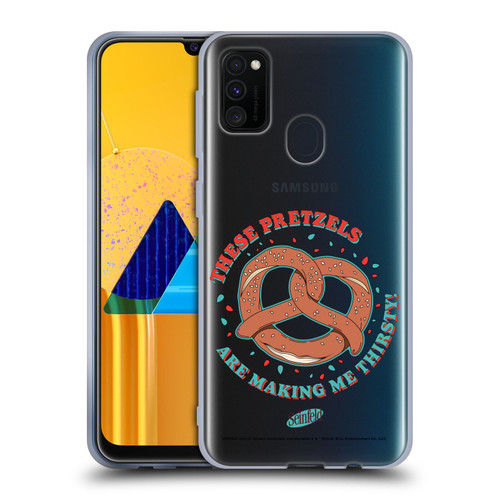 Seinfeld Graphics These Pretzels Soft Gel Case for Samsung Galaxy M30s (2019)/M21 (2020)
