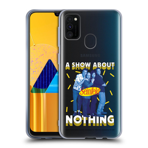 Seinfeld Graphics A Show About Nothing Soft Gel Case for Samsung Galaxy M30s (2019)/M21 (2020)