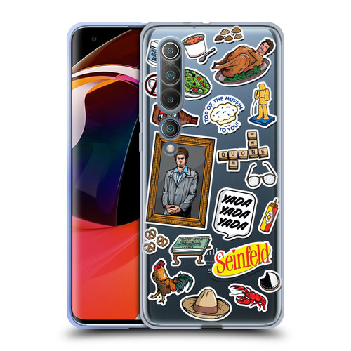 Seinfeld Graphics Sticker Collage Soft Gel Case for Xiaomi Mi 10 5G / Mi 10 Pro 5G