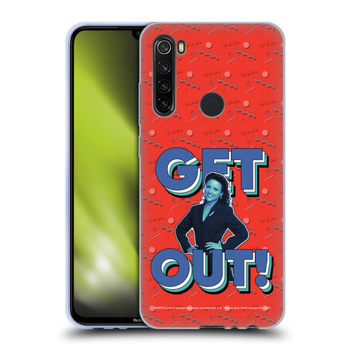 Seinfeld Graphics Get Out! Soft Gel Case for Xiaomi Redmi Note 8T