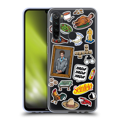 Seinfeld Graphics Sticker Collage Soft Gel Case for Xiaomi Redmi Note 8T