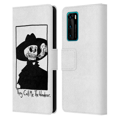 Matt Bailey Art They Call MeThe Wanderer Leather Book Wallet Case Cover For Huawei P40 5G