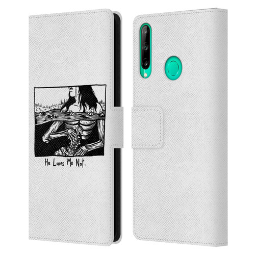 Matt Bailey Art Loves Me Not Leather Book Wallet Case Cover For Huawei P40 lite E
