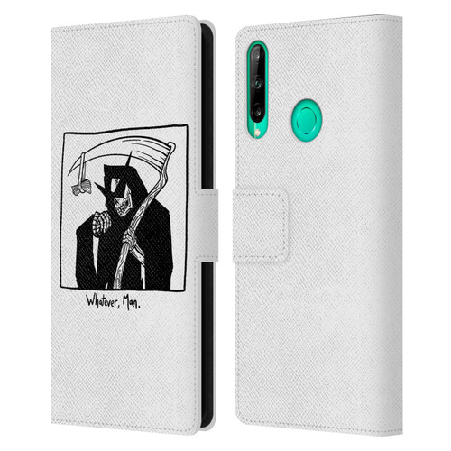 Matt Bailey Art Whatever Man Leather Book Wallet Case Cover For Huawei P40 lite E