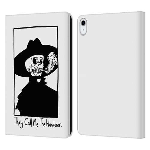 Matt Bailey Art They Call MeThe Wanderer Leather Book Wallet Case Cover For Apple iPad 10.9 (2022)