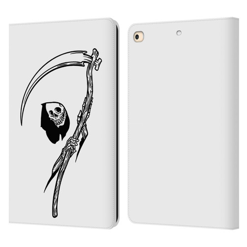 Matt Bailey Art Negative Reaper Leather Book Wallet Case Cover For Apple iPad 9.7 2017 / iPad 9.7 2018