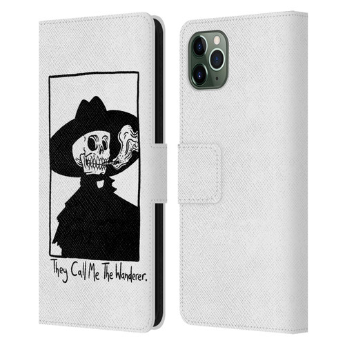 Matt Bailey Art They Call MeThe Wanderer Leather Book Wallet Case Cover For Apple iPhone 11 Pro Max