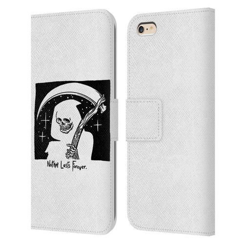 Matt Bailey Art Nothing Last Forever Leather Book Wallet Case Cover For Apple iPhone 6 Plus / iPhone 6s Plus