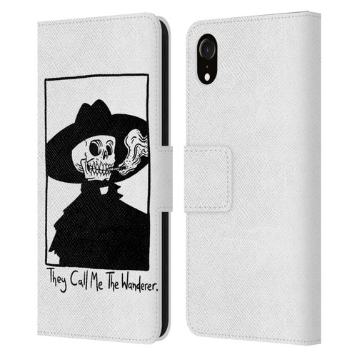 Matt Bailey Art They Call MeThe Wanderer Leather Book Wallet Case Cover For Apple iPhone XR