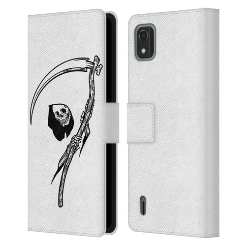 Matt Bailey Art Negative Reaper Leather Book Wallet Case Cover For Nokia C2 2nd Edition