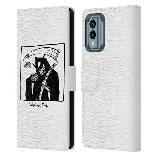 Matt Bailey Art Whatever Man Leather Book Wallet Case Cover For Nokia X30