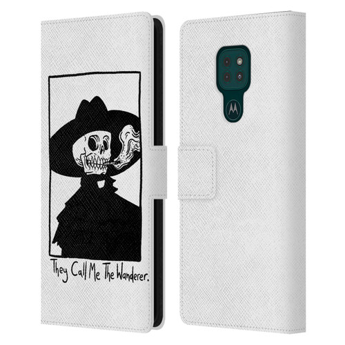 Matt Bailey Art They Call MeThe Wanderer Leather Book Wallet Case Cover For Motorola Moto G9 Play