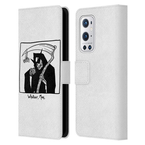 Matt Bailey Art Whatever Man Leather Book Wallet Case Cover For OnePlus 9 Pro