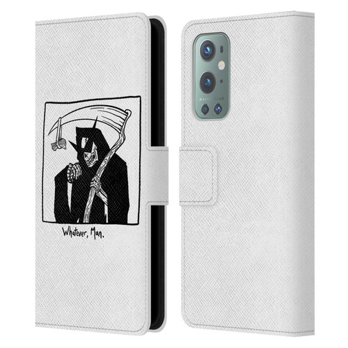 Matt Bailey Art Whatever Man Leather Book Wallet Case Cover For OnePlus 9