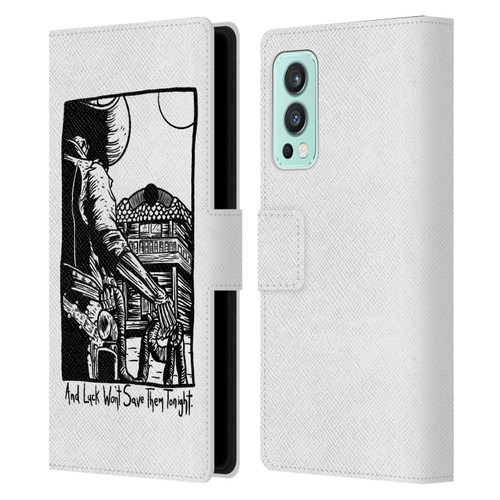Matt Bailey Art Luck Won't Save Them Leather Book Wallet Case Cover For OnePlus Nord 2 5G