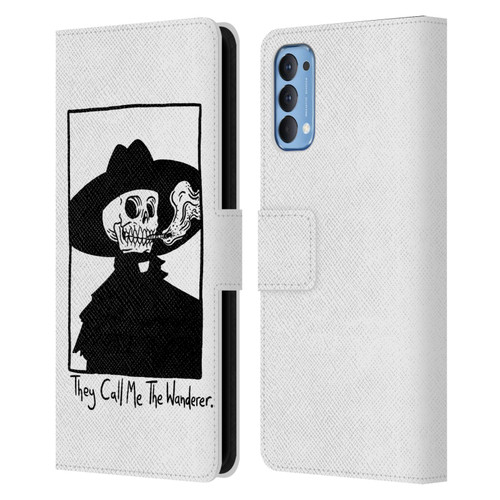 Matt Bailey Art They Call MeThe Wanderer Leather Book Wallet Case Cover For OPPO Reno 4 5G