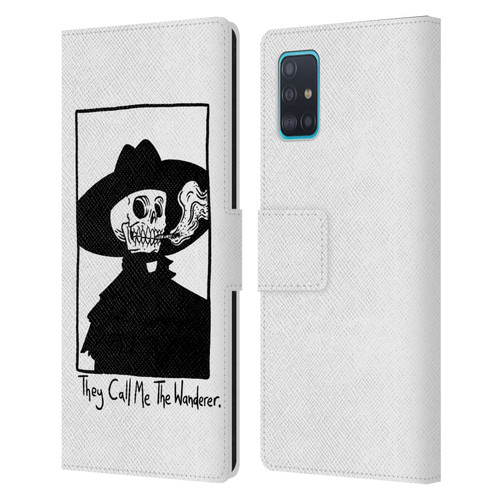 Matt Bailey Art They Call MeThe Wanderer Leather Book Wallet Case Cover For Samsung Galaxy A51 (2019)