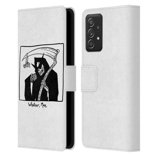 Matt Bailey Art Whatever Man Leather Book Wallet Case Cover For Samsung Galaxy A52 / A52s / 5G (2021)