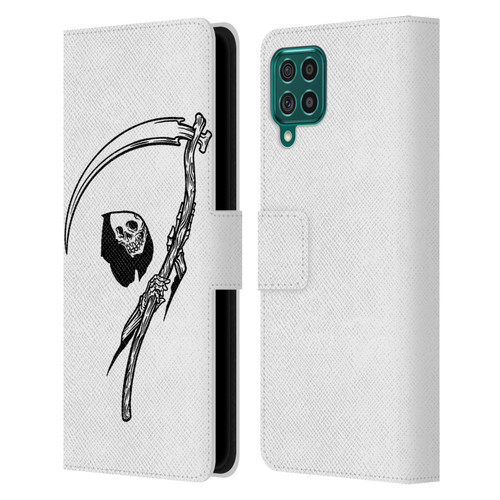 Matt Bailey Art Negative Reaper Leather Book Wallet Case Cover For Samsung Galaxy F62 (2021)