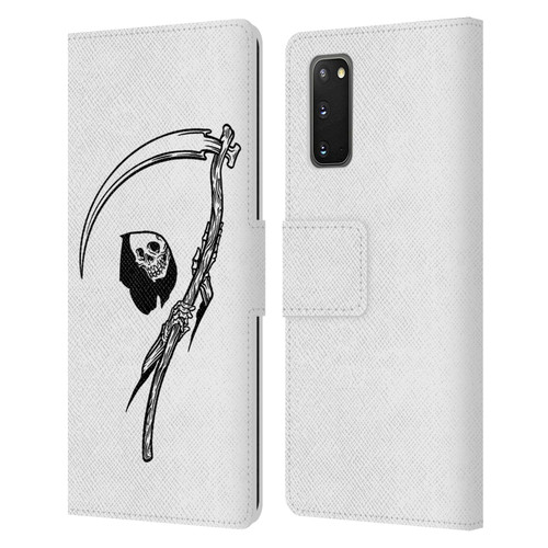 Matt Bailey Art Negative Reaper Leather Book Wallet Case Cover For Samsung Galaxy S20 / S20 5G