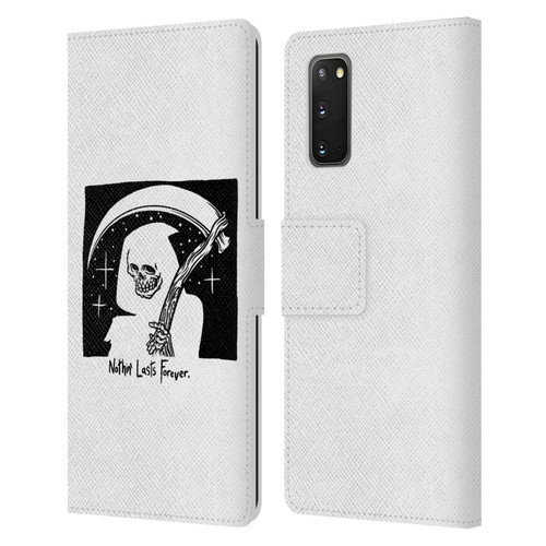 Matt Bailey Art Nothing Last Forever Leather Book Wallet Case Cover For Samsung Galaxy S20 / S20 5G