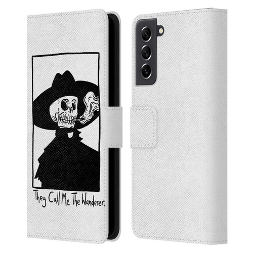 Matt Bailey Art They Call MeThe Wanderer Leather Book Wallet Case Cover For Samsung Galaxy S21 FE 5G