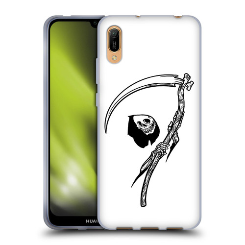 Matt Bailey Art Negative Reaper Soft Gel Case for Huawei Y6 Pro (2019)
