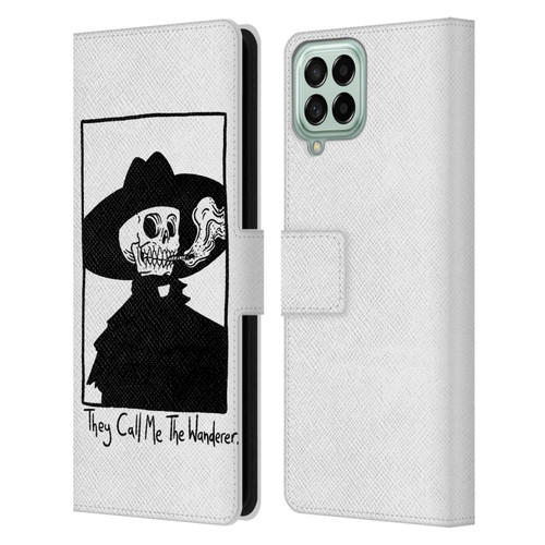Matt Bailey Art They Call MeThe Wanderer Leather Book Wallet Case Cover For Samsung Galaxy M33 (2022)