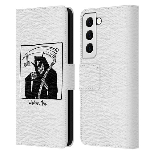 Matt Bailey Art Whatever Man Leather Book Wallet Case Cover For Samsung Galaxy S22 5G