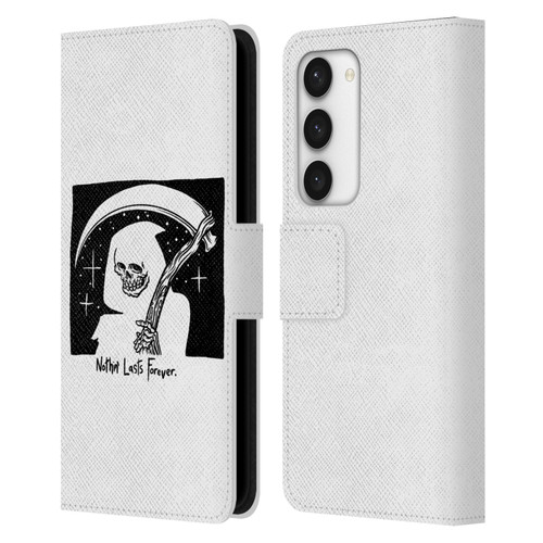 Matt Bailey Art Nothing Last Forever Leather Book Wallet Case Cover For Samsung Galaxy S23 5G