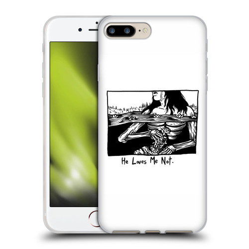 Matt Bailey Art Loves Me Not Soft Gel Case for Apple iPhone 7 Plus / iPhone 8 Plus