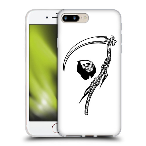 Matt Bailey Art Negative Reaper Soft Gel Case for Apple iPhone 7 Plus / iPhone 8 Plus