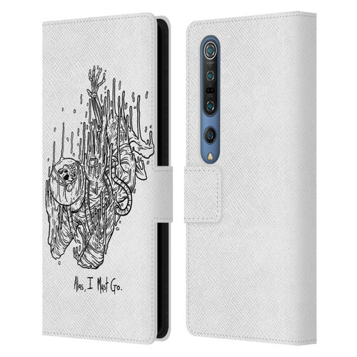 Matt Bailey Art Alas I Must Go Leather Book Wallet Case Cover For Xiaomi Mi 10 5G / Mi 10 Pro 5G