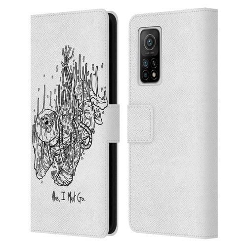 Matt Bailey Art Alas I Must Go Leather Book Wallet Case Cover For Xiaomi Mi 10T 5G