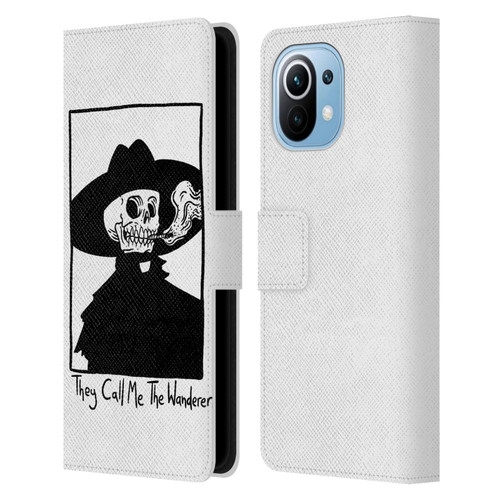 Matt Bailey Art They Call MeThe Wanderer Leather Book Wallet Case Cover For Xiaomi Mi 11